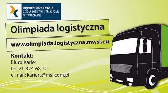 Ruszyła kolejna edycja Olimpiady Logistycznej MWSLiT we Wrocławiu!