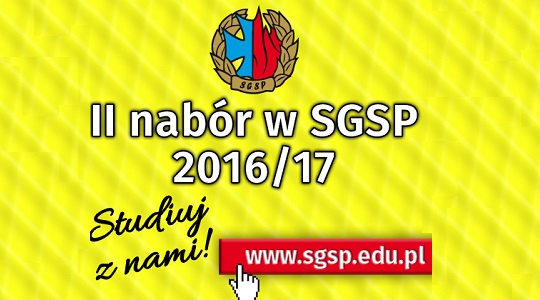 Dodatkowy nabór na studia w SGSP!