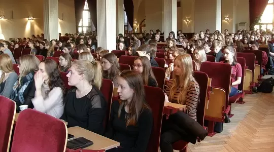 Szczecińscy licealiści odwiedzili Pomorski Uniwersytet Medyczny