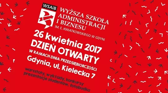 Zbliża się Dzień Otwarty WSAiB im. E. Kwiatkowskiego w Gdyni