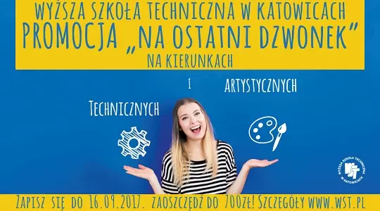 Promocja „NA OSTATNI DZWONEK” w Wyższej Szkole Techniczej w Katowicach