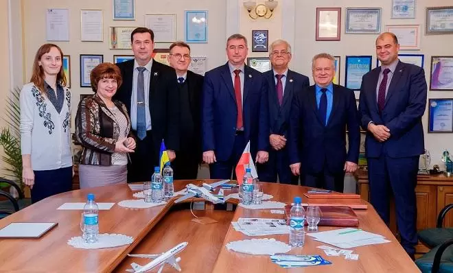 Delegacja MWSLiT odwiedziła Narodowy Uniwersytet Lotniczy w Kijowie