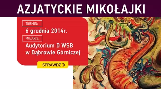 Mikołajki w… Azji! Spotkanie dla małych i dużych w WSB