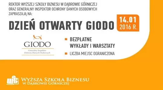 Dzień otwarty GIODO w WSB
