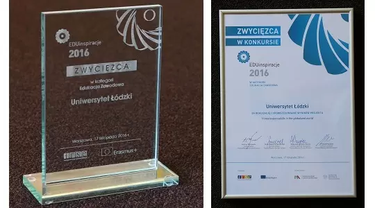 Nagroda w konkursie EduInspiracje 2016