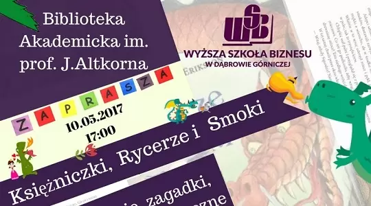 Rektor i... rycerz będą czytali dzieciom WSB w Dąbrowie Górniczej