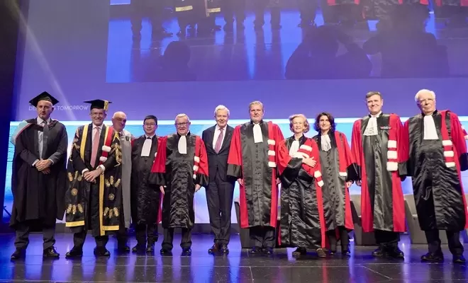 Prof. Andrzej Koźmiński z tytułem doktora honoris causa ESCP Europe