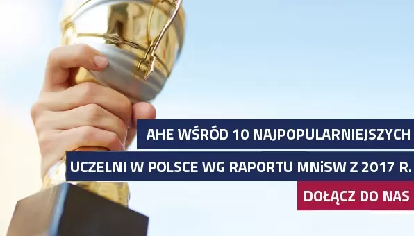 AHE Łódź jedną z najpopularniejszych uczelni w Polsce!