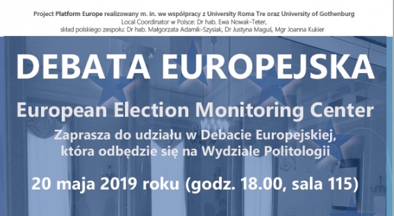 Debata Europejska na Wydziale Politologii UMCS