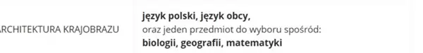 zasady rekrutacji Uniwersytet rolniczy