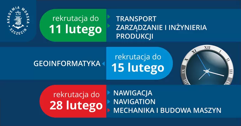 Dołącz do nas w połowie roku – rekrutacja na studia magisterskie trwa – Akademia Morska w Szczecinie