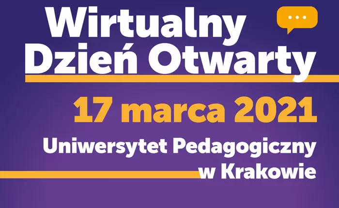 Wirtualny Dzień Otwarty Uniwersytetu Pedagogicznego w Krakowie