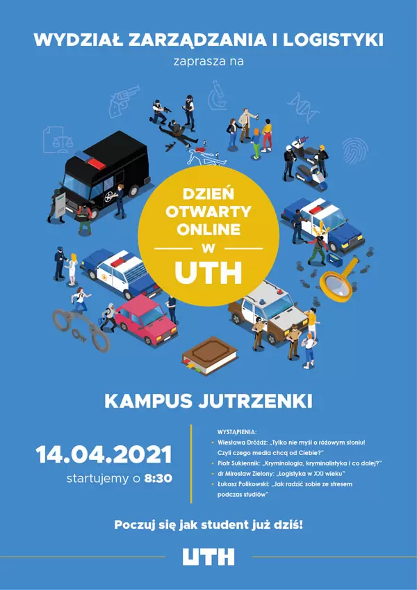 14 kwietnia - Dzień Otwarty Online w UTH 