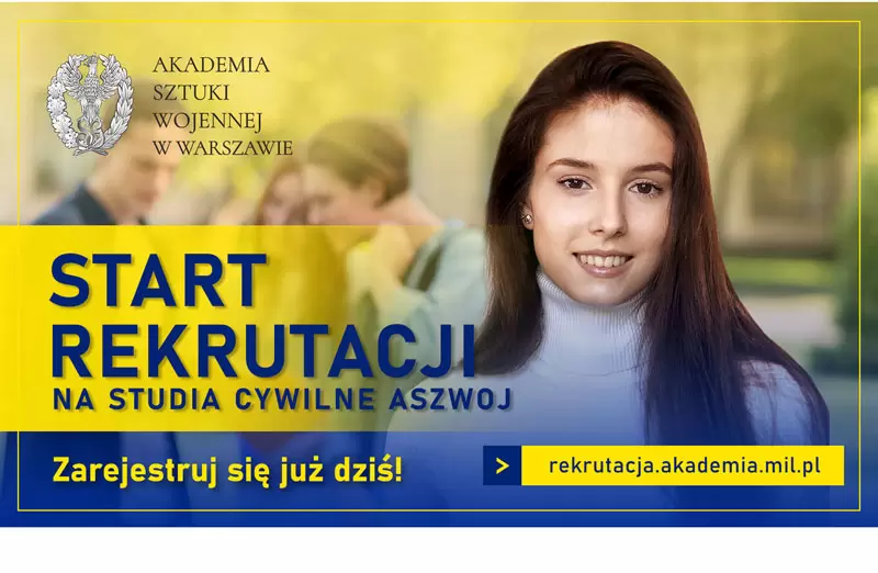 Trwa rekrutacja na studia cywilne w Akademii Sztuki Wojennej