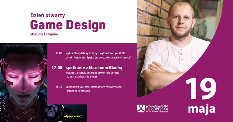 DZIEŃ OTWARTY GAME DESIGN W WYŻSZEJ SZKOLE EUROPEJSKIEJ W KRAKOWIE