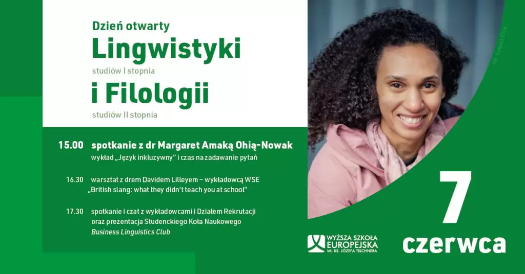 DZIEŃ OTWARTY LINGWISTYKI I FILOLOGII W WYŻSZEJ SZKOLE EUROPEJSKIEJ W KRAKOWIE