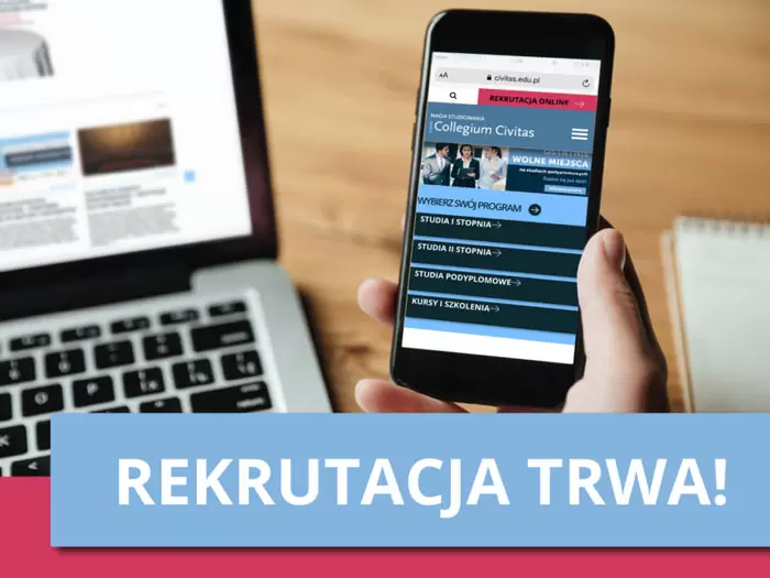 Rekrutacja na rok akademicki 2021/2022 w Collegium Civitas trwa! 