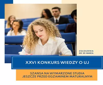 Zgłoś swój udział w XXVI Konkursie Wiedzy o Uniwersytecie Jagiellońskim!
