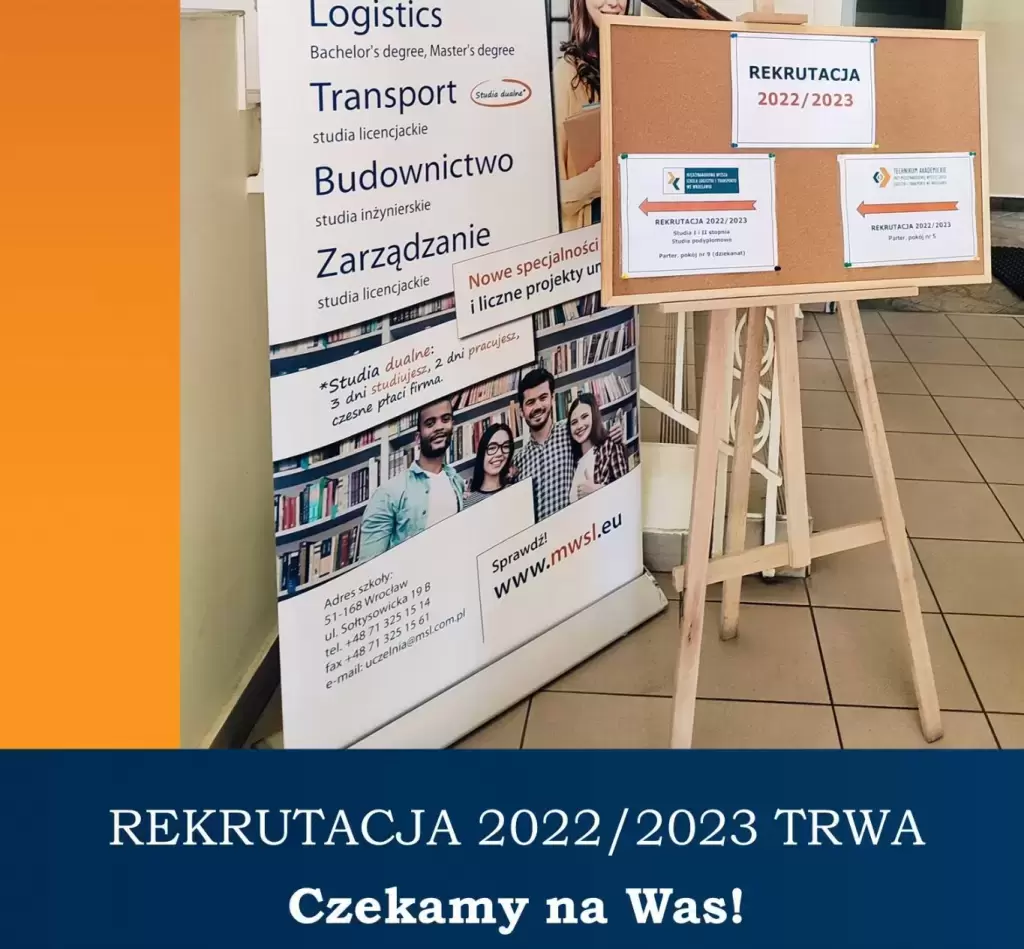 REKRUTACJA W MWSLiT NA ROK AKADEMICKI 2022/2023 TRWA!