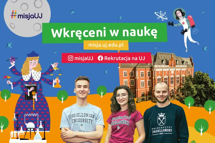 Wkręceni w naukę. Nowa kampania promocyjno-rekrutacyjna Uniwersytetu Jagiellońskiego w Krakowie