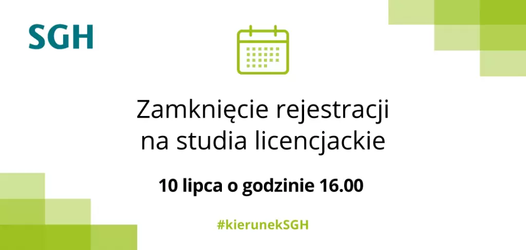 Rejestracja na studia licencjackie w SGH dobiega końca 