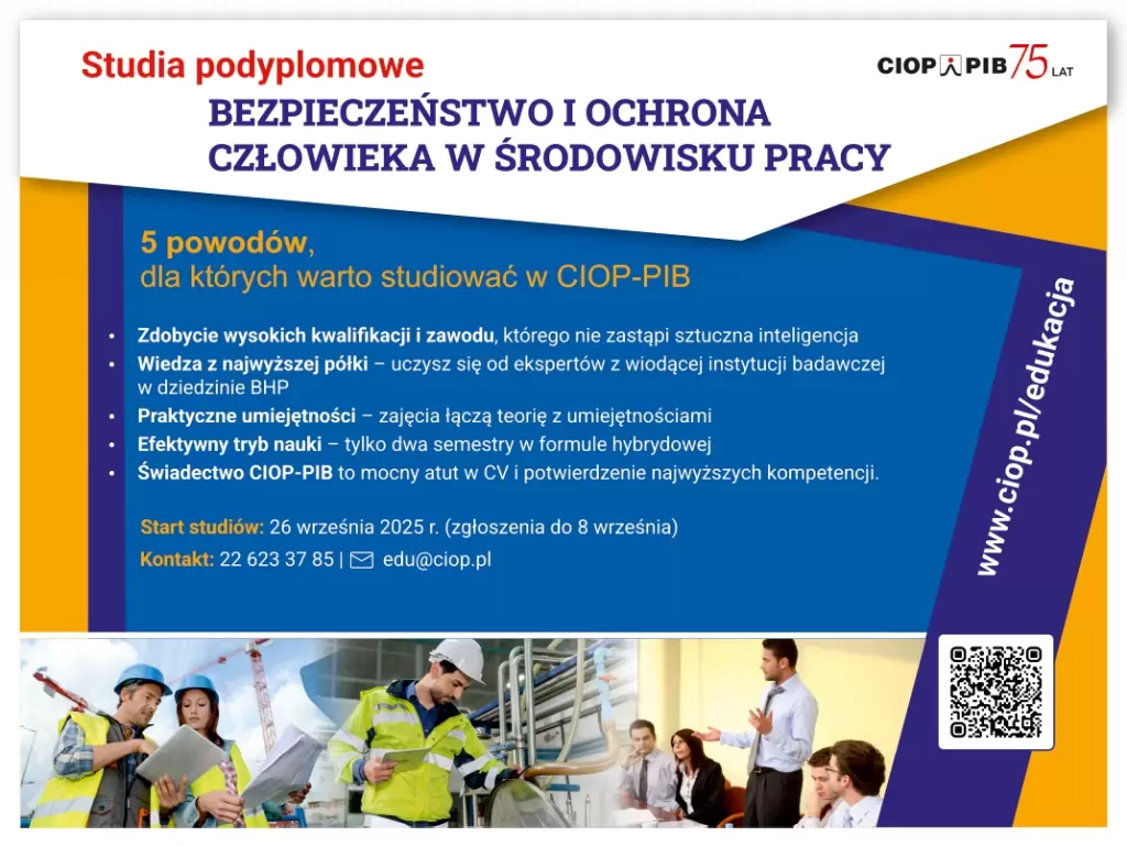 Studia podyplomowe z zakresu BHP w Warszawie