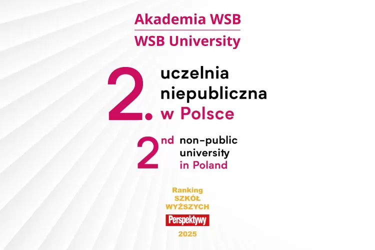 Akademia WSB jeszcze wyżej na podium najlepszych uczelni w Polsce
