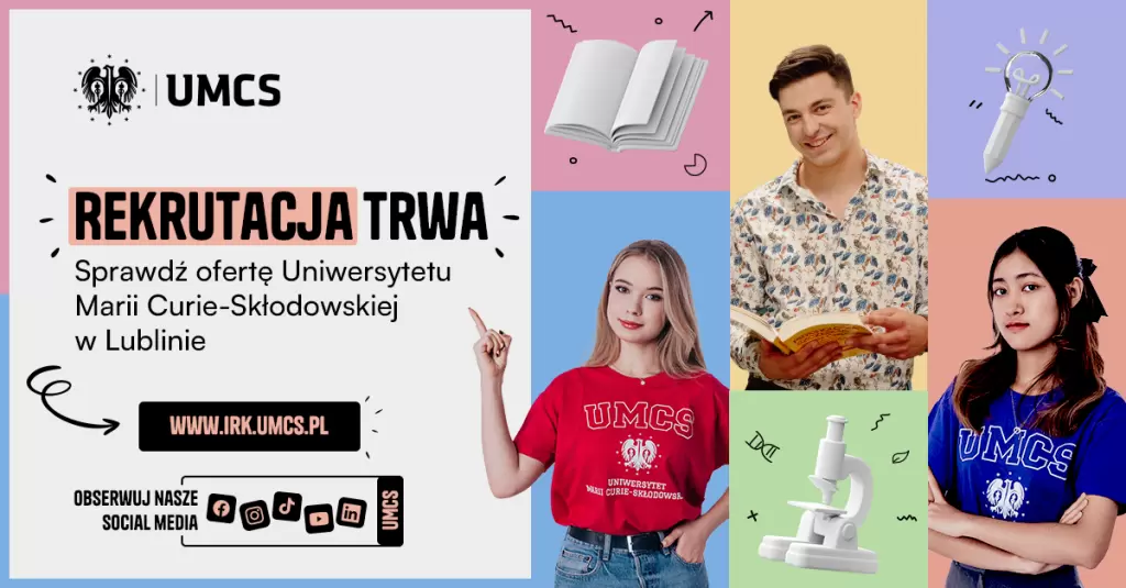 Kończy się termin rejestracji na studia na UMCS! Sprawdź terminy