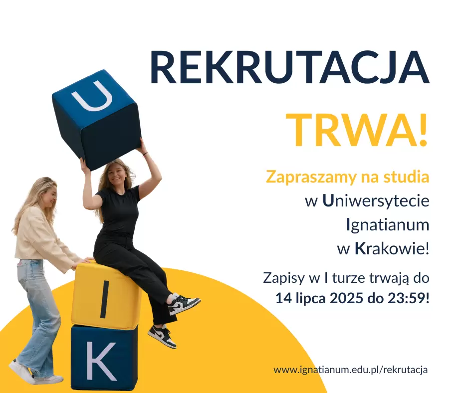Trwa rekrutacja na studia w Uniwersytecie Ignatianum w Krakowie!