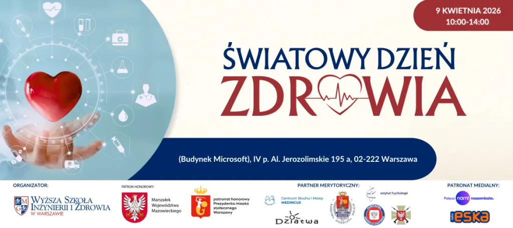 Światowy Dzień Zdrowia 2026 w Warszawie – bezpłatne badania, warsztaty i pokazy medyczne