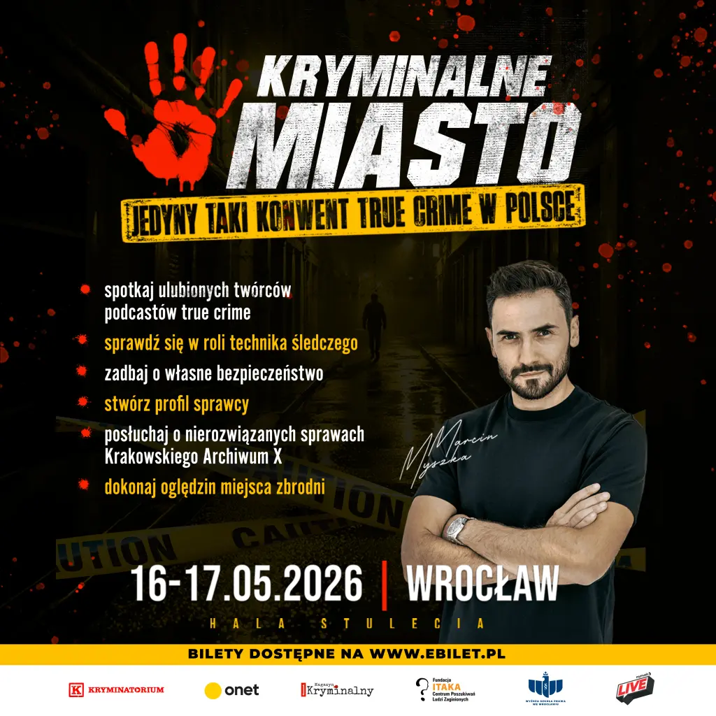 Wyższa Szkoła Prawa wspiera wydarzenie Kryminalne Miasto 2026 we Wrocławiu