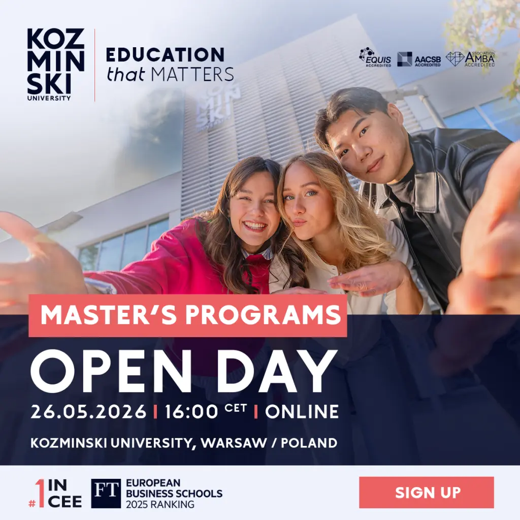 Master’s Online Open Day at Kozminski University