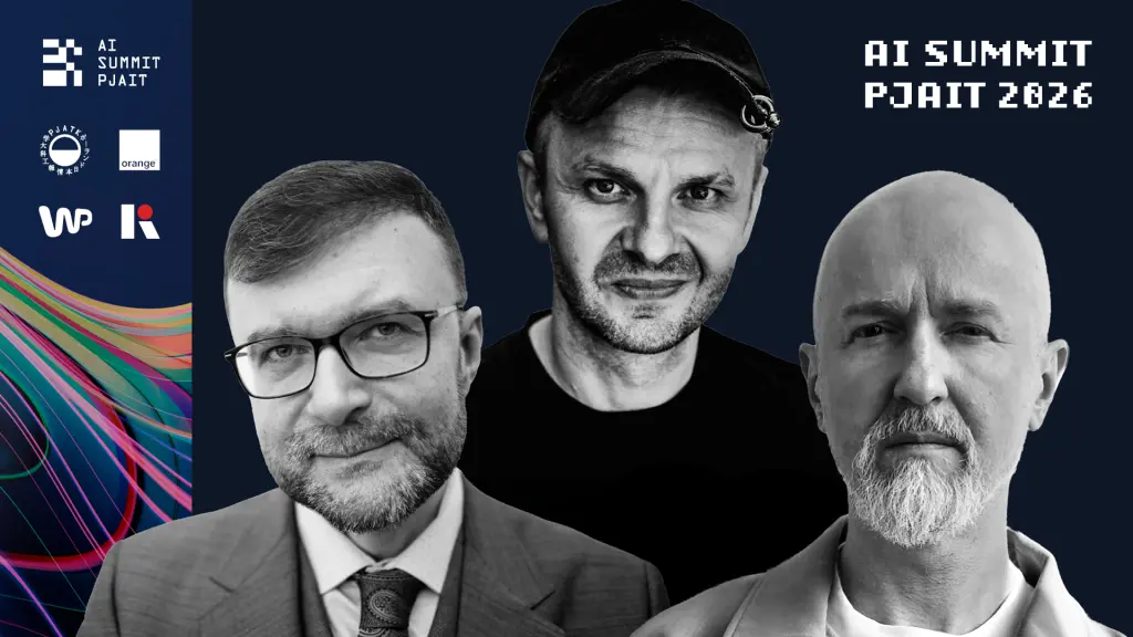 AI Summit PJAIT 2026: Kto naprawdę rozumie AI? Dragan, Dukaj, Bagiński i programista, który pokonał algorytm OpenAI, na jednej scenie