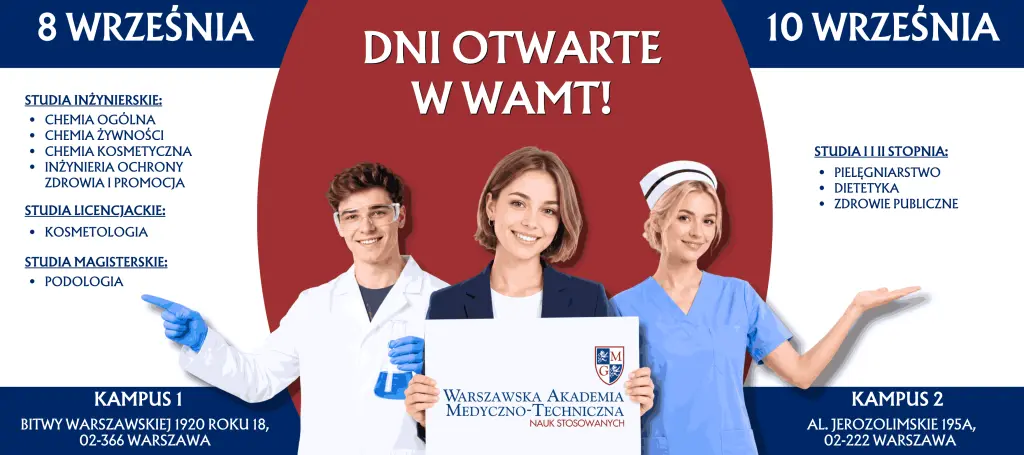 Dni Otwarte w Warszawskiej Akademii Medyczno-Technicznej. Poznaj uczelnię od środka