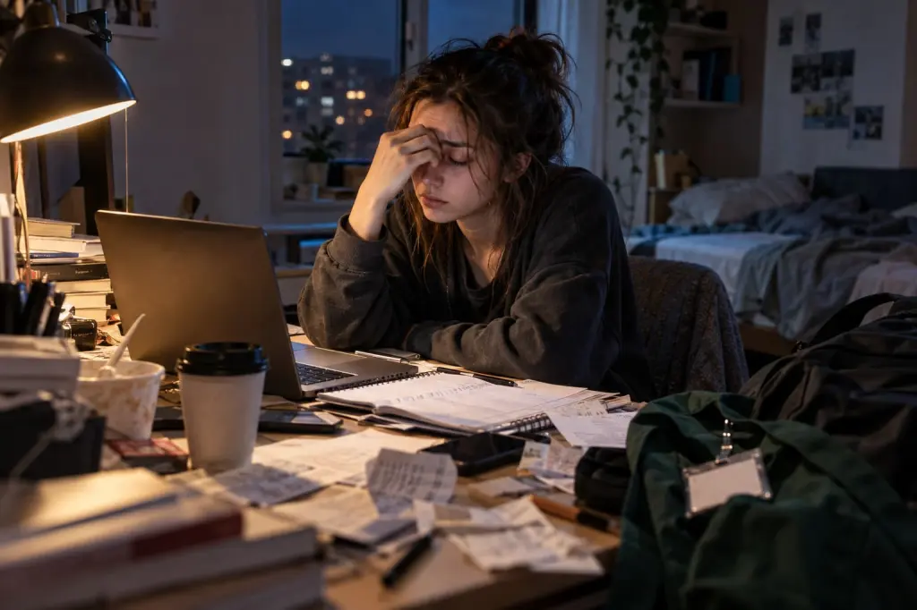 Praca dorywcza, brak snu, presja finansowa: jakie są czynniki ryzyka uzależnień u studentów?