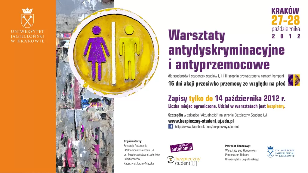 Warsztaty antydyskryminacyjne i antyprzemocowe