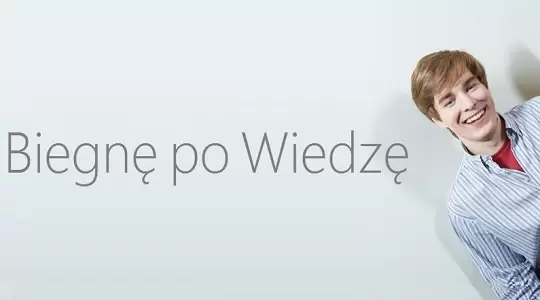 Student SGH i UW biegnie po wiedzę!