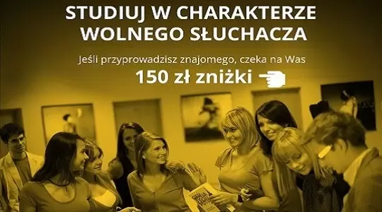 Zostań wolnym słuchaczem w WSNHiD!