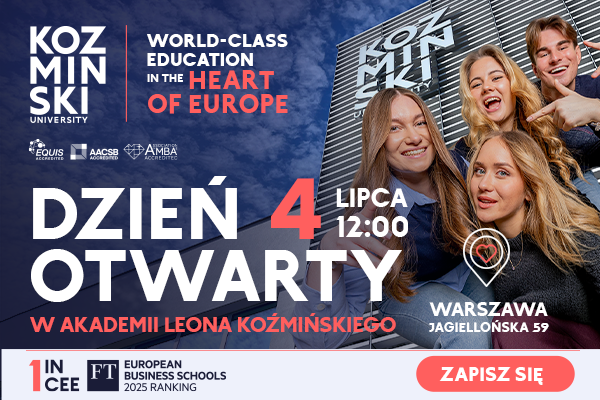 Baner dni otwartych - Akademia Leona Koźmińskiego