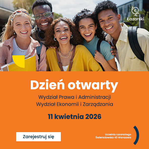 Baner dni otwartych - Uczelnia Łazarskiego