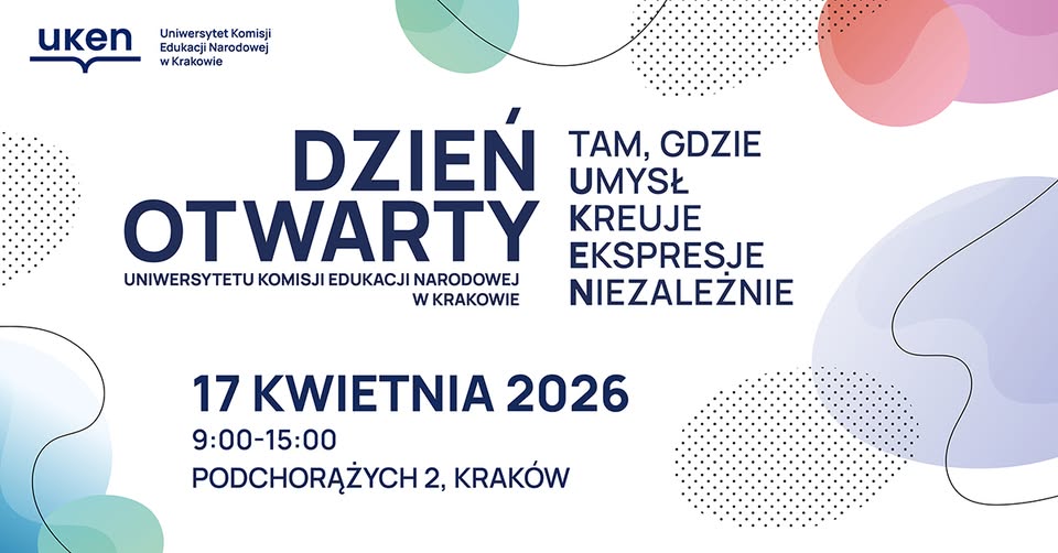 Baner dni otwartych - Uniwersytet Komisji Edukacji Narodowej w Krakowie