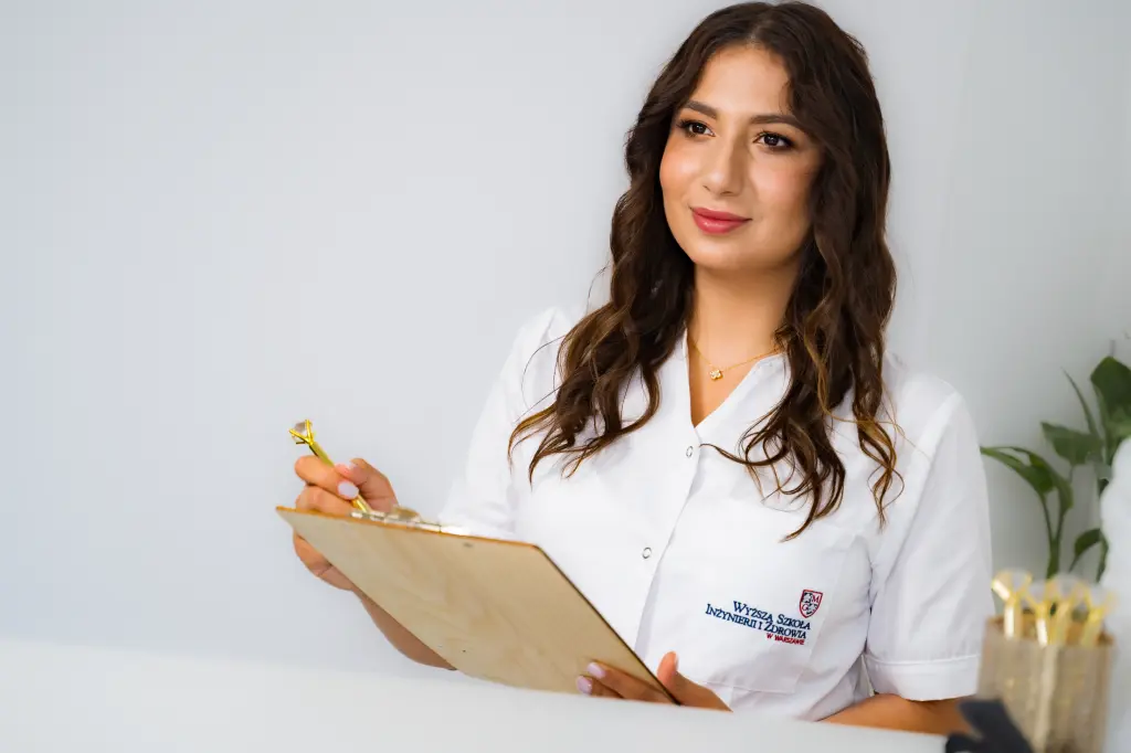 Absolwentką Wyższej Szkoły Inżynierii i Zdrowia Pauliną Hińczą 