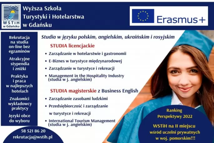 Zdjęcie uczelni - Wyższa Szkoła Turystyki i Hotelarstwa (WSTiH) w Gdańsku