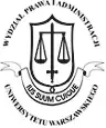 Wydział Prawa i Administracji (WPiA) Uniwersytetu Warszawskiego logo