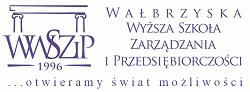 Logo Wyższa Szkoła Zarządzania i Przedsiębiorczości (WSZiP) w Wałbrzychu